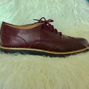 🌟sale⚡️Oxford leather shoes in maroon